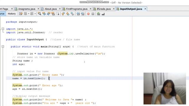 lesson 1 Easy Java Program , Input using Scanner , and output statement java , NetBeans 8.2 смотреть онлайн