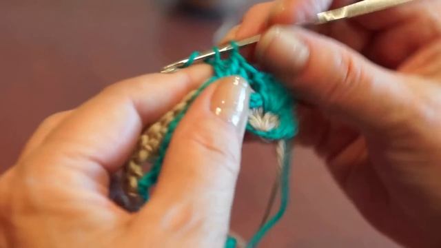 Узор для пледа крючком. Двухцветный узор крючком. Часть 1.