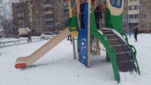 Детские площадки, обзор: Подольск - Красногвардейский бульвар 13, 19, 21а