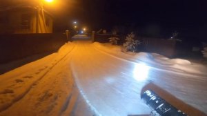 Мотороллер муравей убирает снег. Устройство, показ в работе + бонус.