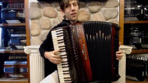 BELTLEAV120CC - Carved Copper Beltuna Leader V Fly Piano Accordion LLMMH 41 120 $13999