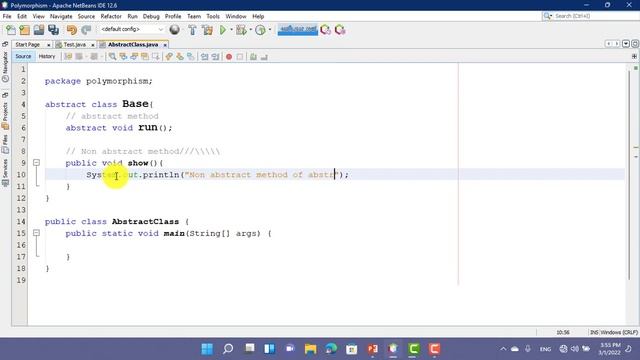 Advance-Java Abstract Class and Methods #18 смотреть онлайн