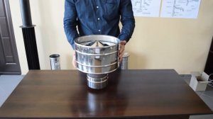 Дефлектор (волпер) дымоходный из нержавеющей стали. Дефлектор димохідний з нержавіючої сталі.