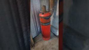Печь бубафоня из газовых баллонов.