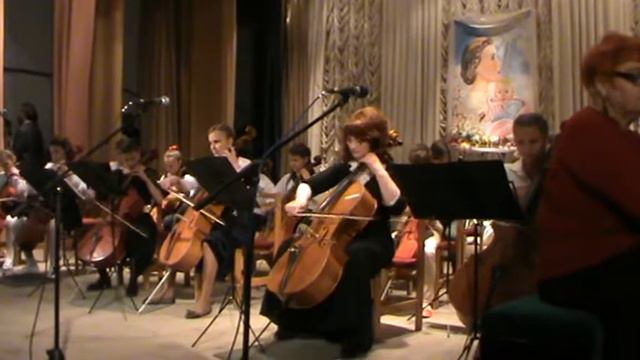 Ф Шуберт Екосез  вик  дитячий зразковий ансамбль віолончелістів кер  Щксана Горєлова смотреть онлайн