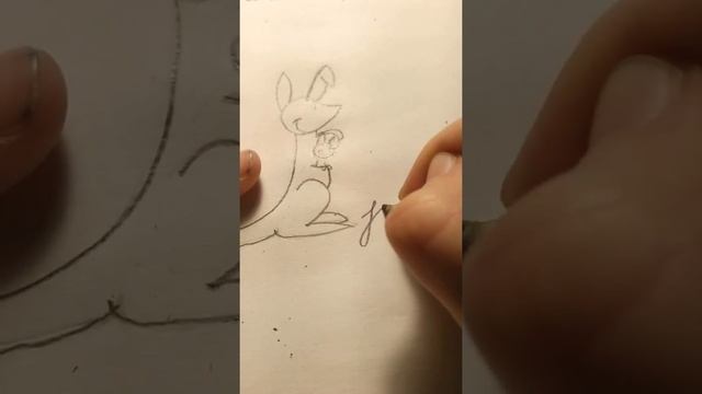 Как нарисовать милого кенгуру \(•?•)/ смотреть онлайн