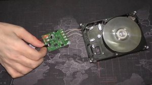 Подключаю мотор HDD через конроллер