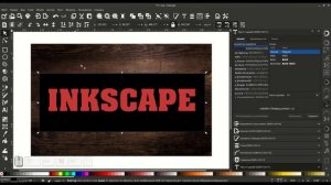 Уроки по Inkscape: Эффект резного текста по дереву / Carved Wood Effect in Inkscape