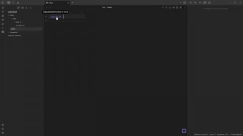 Трекер привычек в Obsidian