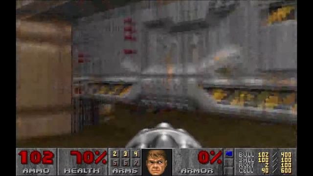 Doom - 1 эпизод - 3 уровень - Nightmare Speedrun