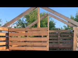 Детский домик из поддонов. Строю для дочки. Ч.1