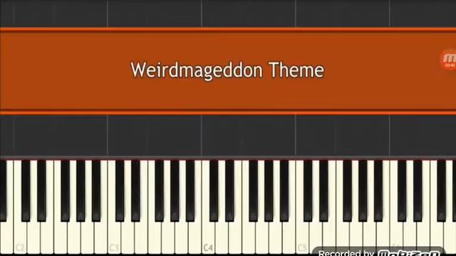 Гравити Фолз пианино смотреть онлайн