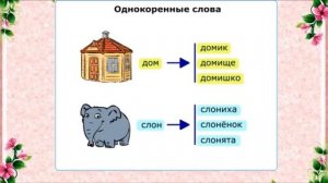 Русский язык. 2 класс. урок 34. Однокоренные слова.