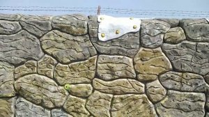 Декоративный забор. Арт бетон.