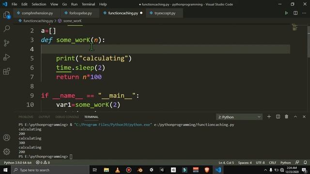 #72 Function Caching in Python || #FreePythonCourse in Tamil|| #CodingAnna смотреть онлайн