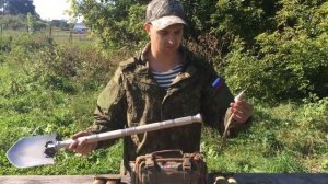 Испытываем лопату в действии! Функция «лопата» из набора выживания brandcamp.