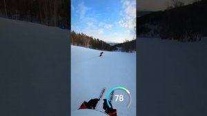 Самый быстрый сноубордист планеты проверил максималку в Красноярске (Бобровый лог)