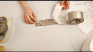 Лента алюминиевая самоклеющаяся