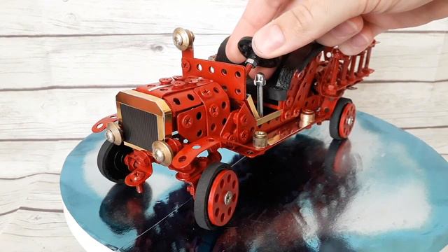 1914 Пожарный Ford Model T из металлического конструктора смотреть онлайн