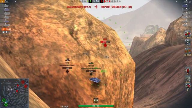 AMX 12 t: 3500 Damage , 6 Frags - WOT BLITZ - смотреть онлайн