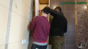 Встроенный шкаф в ванную комнату