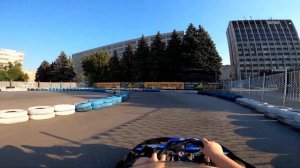 Мой др и гонка на картинге