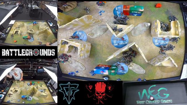Live 40k ITC Major tournament! Round 5 Black Templars vs Harlequins смотреть онлайн