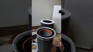 самодельный угольный фильтр для очистителя воздуха xiaomi