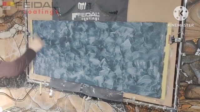 Как работать с тонкослойной декоративной краской Perl Farbe от FEIDAL! Мастер класс! смотреть онлайн