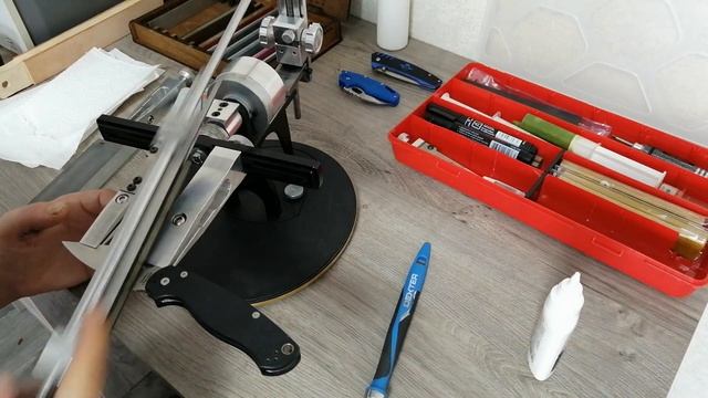 Заточка складного ножа Spyderco Paramilitary 2. Профиль К-03 смотреть онлайн