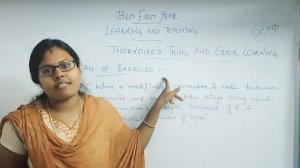 LAWS & LIMITATIONS OF THORNDIKE TRIAL & ERROR LEARNING THEORY  FULLY EXPLAINED IN TAMIL 100% 10mrks