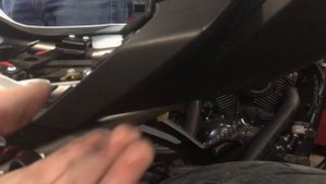 Yamaha MT-07 2014 замена воздушного фильтра часть 2