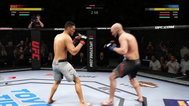 UFC 3! Карьера за ударника! 8-я серия. Крепкий парень Nick Diaz! смотреть онлайн