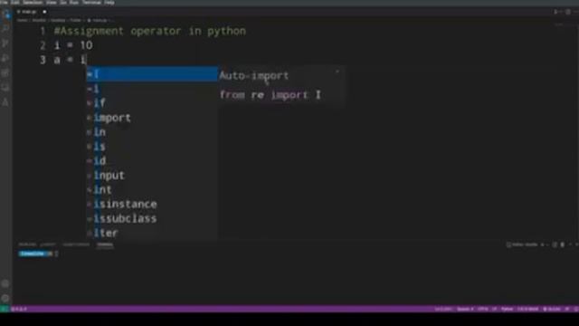 Assignment operator in Python