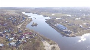 Волжский фарватер  Села Работки  и Чеченино, Нижегородская область  май2020