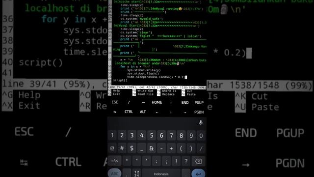 ada yang mudah kenapa di bikin susah ?? #coding #programming#termux #phpmyadmin#mysql di #hp #pytho смотреть онлайн
