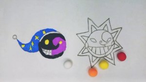 How to draw a Sun Drop and a Moon drop? Crazy 
Plasticine!