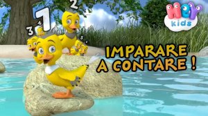 Impariamo a contare!  Canzoni per Bambini | HeyKids Italiano