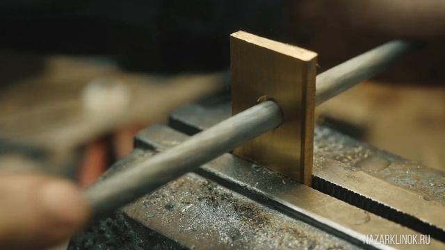 Изготовление рукояти для клинка из дамасской стали. Часть 2.