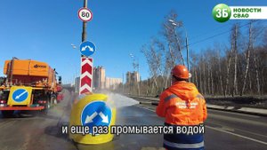 Как проводится весенняя промывка дорожных элементов