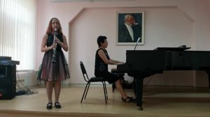 А. Аренский "Танец" из балета "Египетские ночи" (перелож. для кларнета и фортепиано)