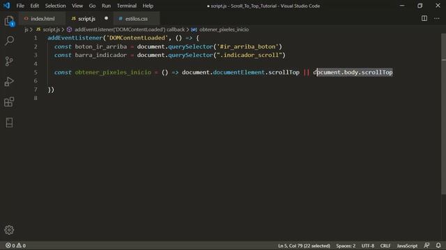 Crear botón "Scroll To Top" + Scroll Progressbar con JavaScript y CSS смотреть онлайн