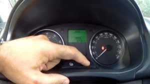 Сброс сервисного интервала на автомобиле Skoda Fabia
