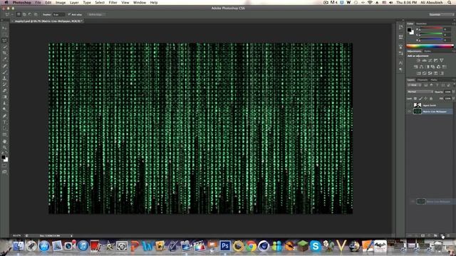 How to Make the Matrix Effect in Photoshop смотреть онлайн