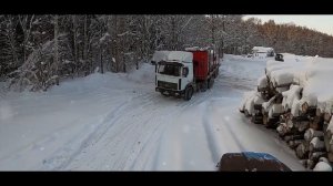 Урал Лесовоз Дополнительная зимняя работа