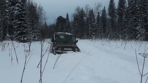 Тест шины Nortec 35 и King Cobra 35 по снегу давление 0.2