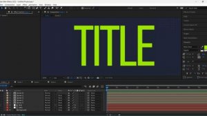 Крутящиеся титры афтер эфектс урок || Scroll TItle After Effects tutorial