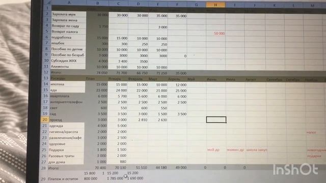 Бюджет семьи/Таблица/Часть 2/Минимализм смотреть онлайн