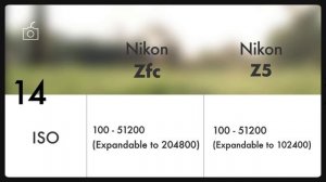 Nikon Zfc vs Z5 | Mirrorless Camera Specifications (2021)