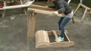 Садовая мебель из дерева. Кресло своими руками